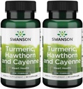 Swanson Full Spectrum Turmeric Hawthorn & Cayenne 60 Kapseln (2 Packung)