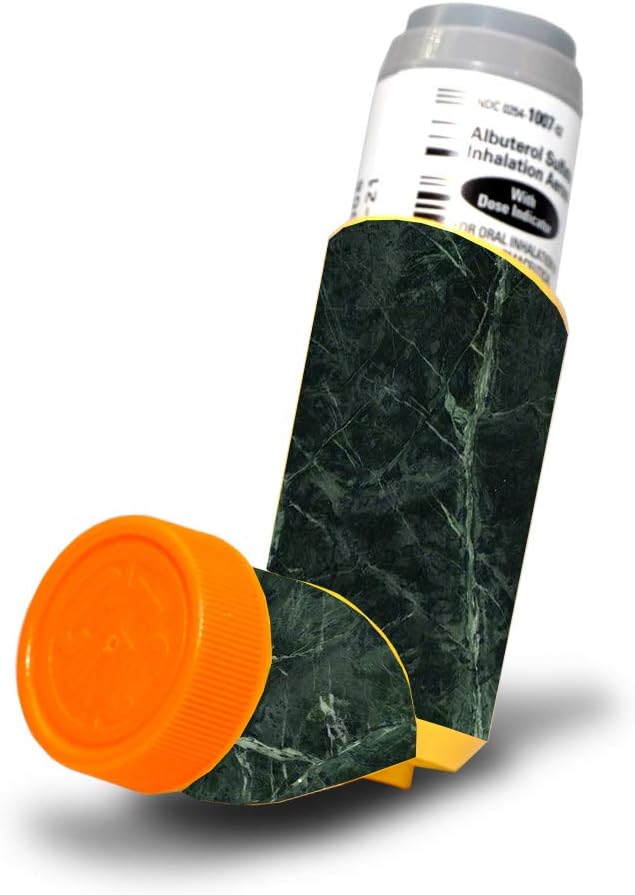 MightySkins Skin for Proventil HFA Asthma Inhaler - Grunge Marble | Protective, Durable, and Unique Vinyl Decal wrap Cover | Easy to Apply, Remove, and Change Styles | Made in The USA