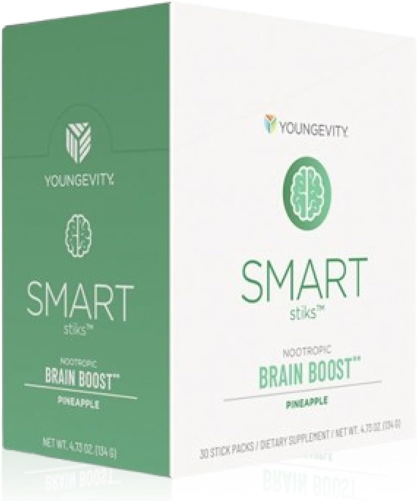 Youngevity Smart | Focus & Clarity | Natürliche Koffein | 30 Stick Packs