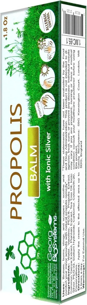 Propolis Balm con Ionic Silver 30g/1 Oz...