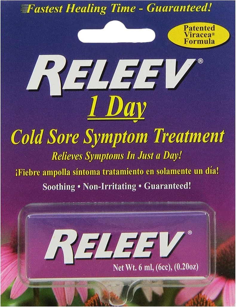 Releev 1 Tag Kalte Sore Symptome Behandlung, 6 mL (0.20 oz)