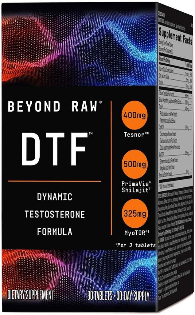 Beyond Raw DTF, Dynamic Testosteron Formel, nicht-Stimulant, 90 Count