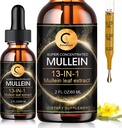 Mullein Tropfen für Lung, Mullein Leaf Extract, Super Concentrated Mullein Liquid Tinte, Vegan, Non-GMO, 2 FL OZ