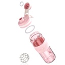 Shaker Bottle - 650ml/23oz, Durable & Leak-Proof, Perfekt für Super Creamy Fitness Protein Shakes - Pink