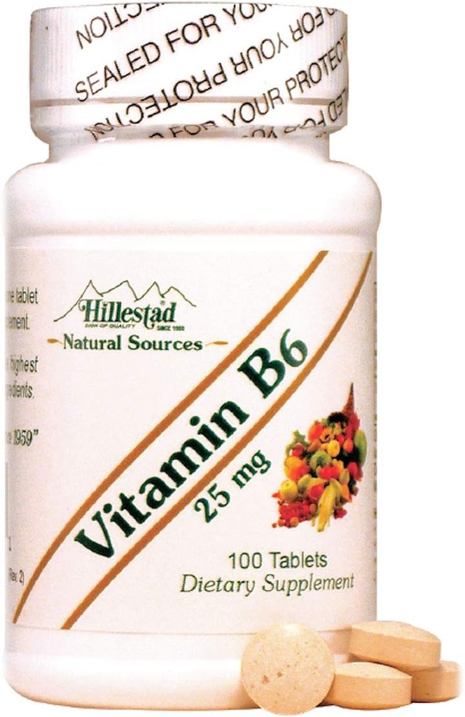 Dialyvite Hillestad Pharmaceutiques - Vitamine B6 25 mg - 100 comprimés