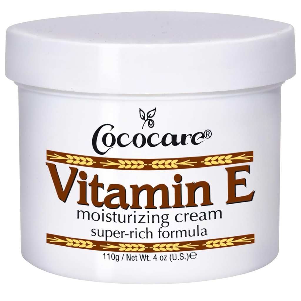 Cococare Vitamin E Super Rich Formel Feuchtigkeitscreme - High Potency Haut Feuchtigkeitscreme - 4 Oz