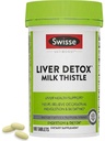 Swisse Lait Thistle foie Nettoyez la désintoxication et la réparation du foie Détox et le soutien du foie.