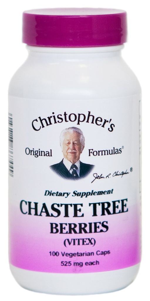 Dre Christopher's Formula Chaste Tree Berries, 100 VCaps 525 Milligrammes