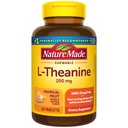Natura Made Chewable L Theanine 200mg, L-teanina Supplemento per Stress Relief, 50 Chewable Tablets, 50 Day Supply