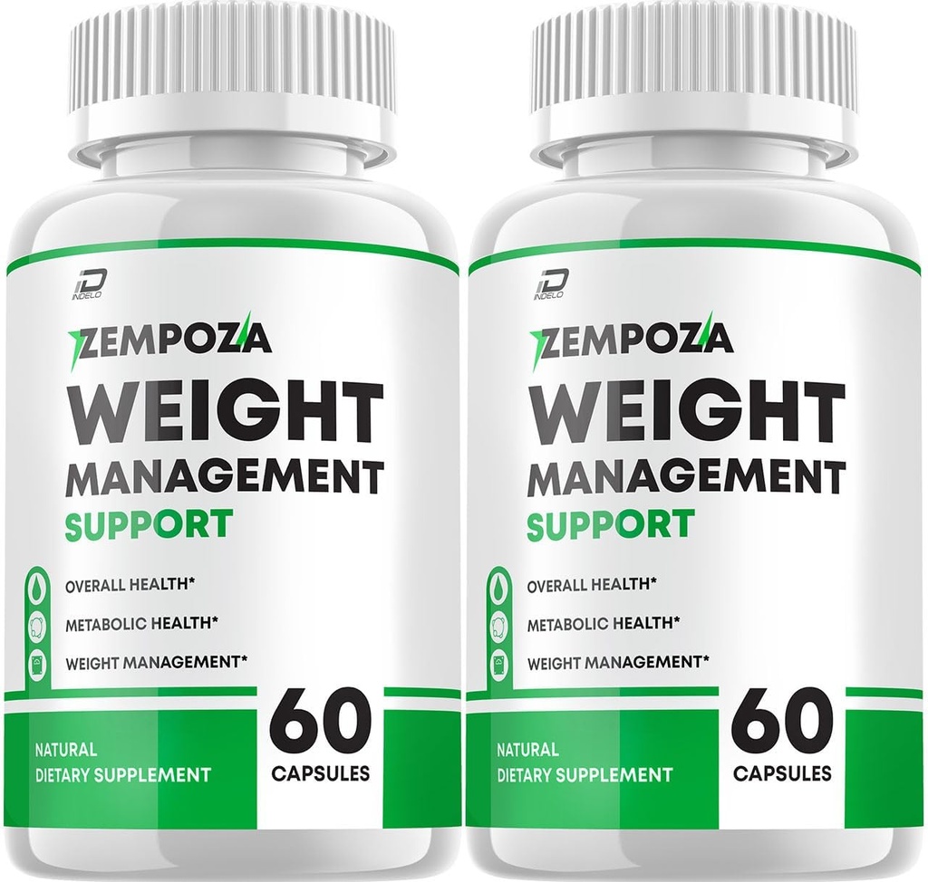 Zempoza Metabolismus Kapseln - Zempoza Naural Nahrungsergänzungsmittel, Zempoza Metabolismus Unterstützung Kapseln, Zempoza Pillen, Zampoza, Zempoza Bewertungen (2 Packungen - 120 Kapseln)