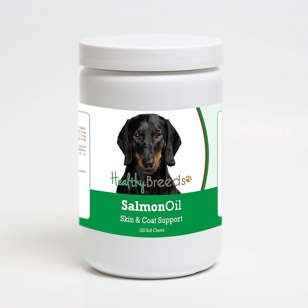 Salmon Oil Dachshund Noisettes molles 120 Nombre