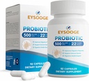 Probiotiques pour les femmes et les hommes, Pro Formula, Supplément probiotique quotidien, aide à apaiser les troubles abdominaux occasionnels et ballonnement, 500 milliards CFU, 22 souches, 52 capsules