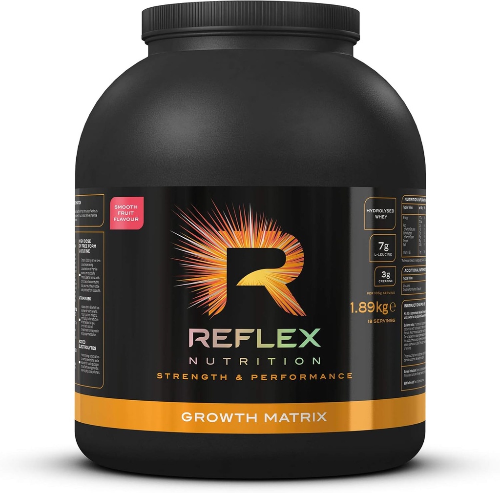 Reflex Nutrition - Wachstumsmatrix (1.89Kg) - Glatte Frucht