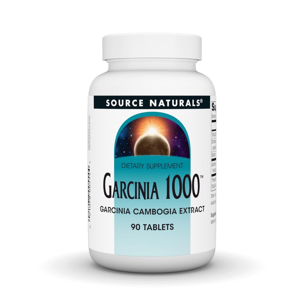 Source Naturals Garcinia Cambogia Extrait, 1000 MG- 90 Comprimés