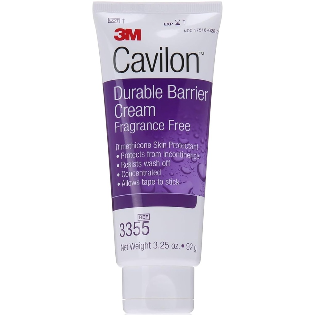 3M Cavilon Durable Barrier Cream - 3.25 oz Tube - 1 caso (12 ciascuno)