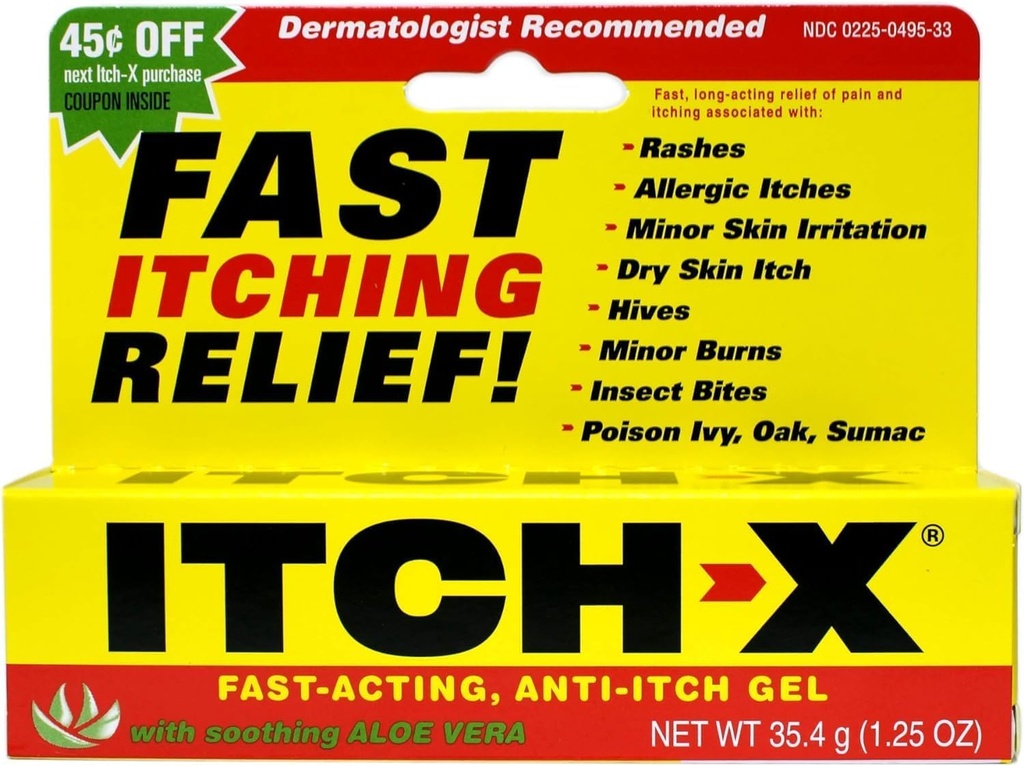 788802 Tube Anti-Itch Itch X Gel 1.25oz Menge von 1 Einheit von Ascher, B.F. & ...
