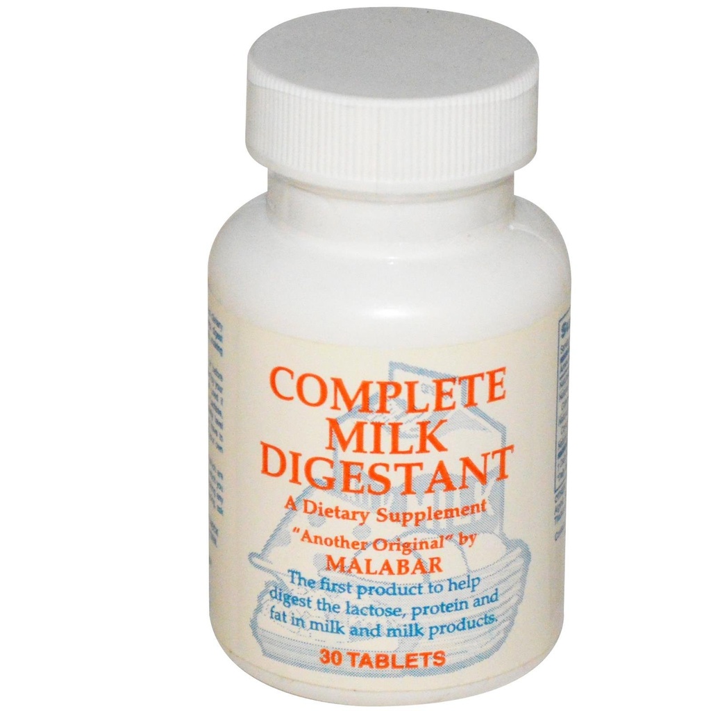 Malabar Vollmilch Digestant - 30 Tabletten