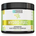 ZHOU Hydro-Fuel - Poudre d'électrolytes, sans sucre Mélange de boisson d'hydratation avec/Magnésium, zinc, potassium et sodium, nutriments, minéraux et extrait d'eau de coco, sans sucre - citron Lime, 5,36 oz (30 portions)