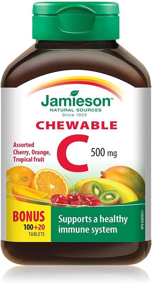 Jamieson vitamina C misto frutta 500mg 120 compresse