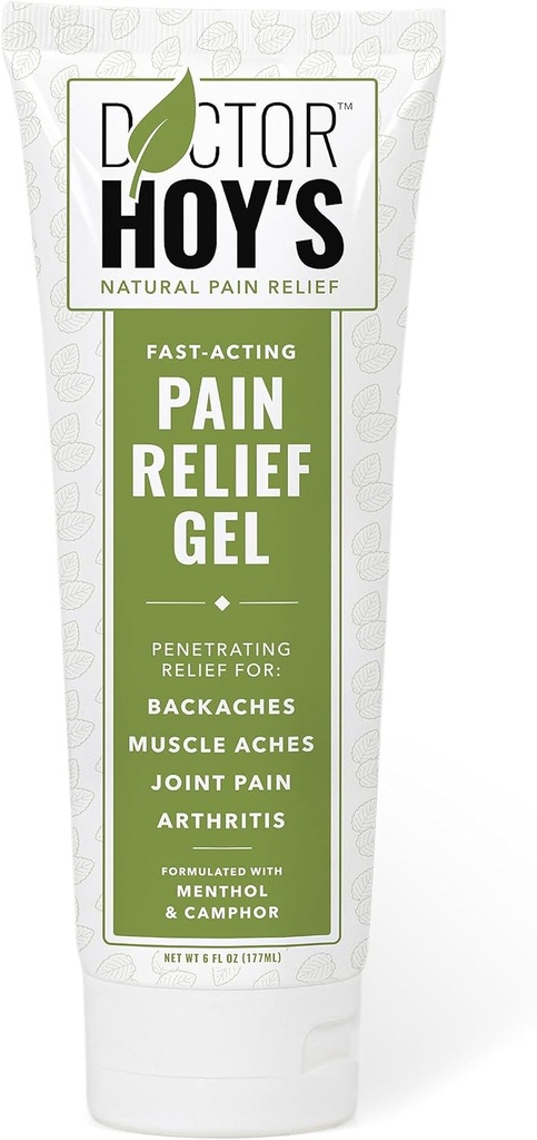 DOCTOR HOY's Natural Pain Relief Gel, topische Arnica Anti-Inflammator Gel für Arthritis, Gelenkschmerzen und Muskeln - Saubere, sichere und effektive Schmerzlinderung