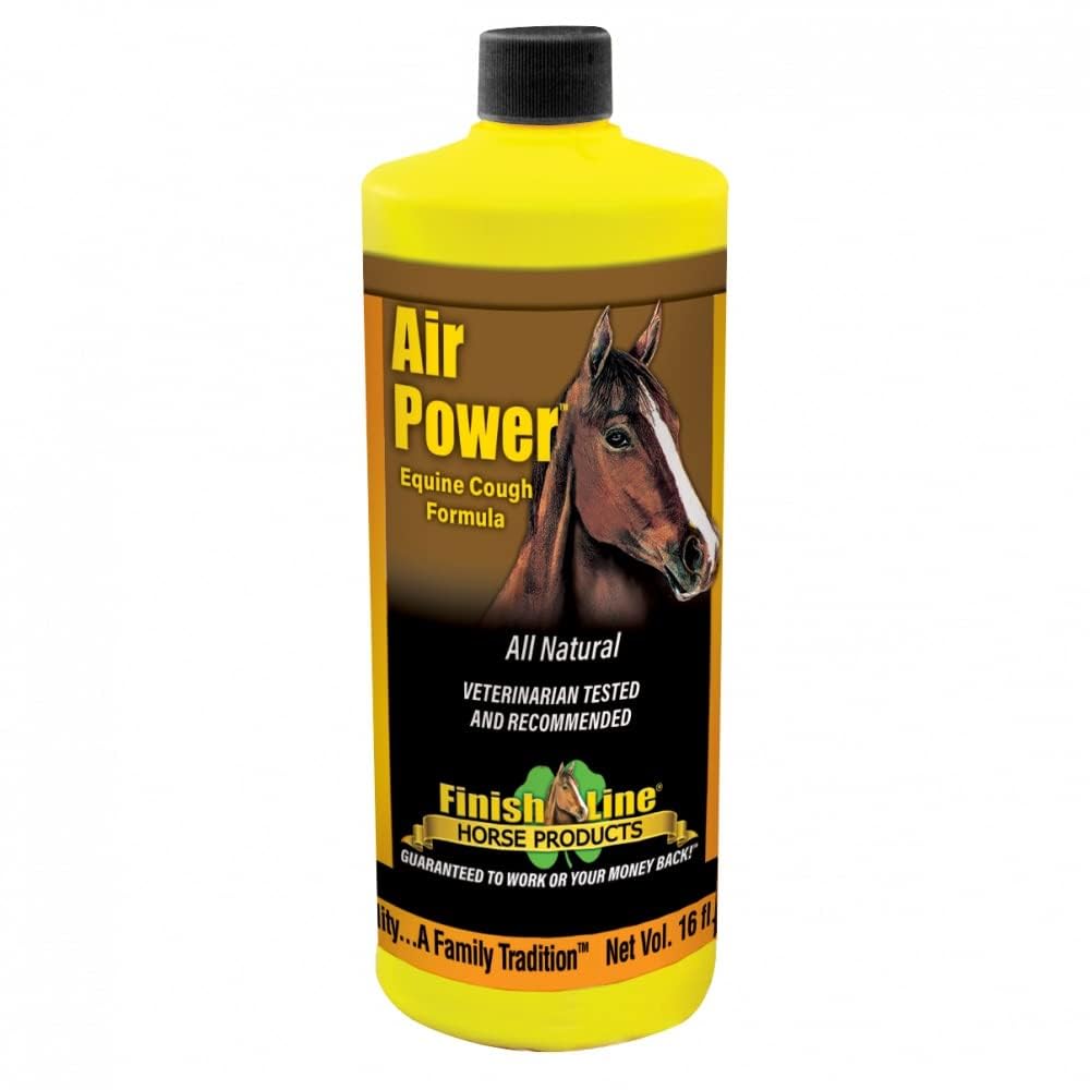 Linea Air Power Equine Cough Formula, Dimensioni: 16 oz