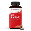 LifeSeasons B/P Stabili-T - Blutdruckunterstützung - Nahrungsergänzungsmittel - Ashwagandha, Arjuna, Gotu Kola & Hawthorn Berry - 120 Kapseln