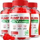 Pump Burn Keto ACV Gummies - Keto Pump Burn Gummies Reviews, Pump Burn Keto + ACV Gummies for Weight Management B12 Burn Pump Advanced 1000mg Formula (3 Pack - 180 Gummies)