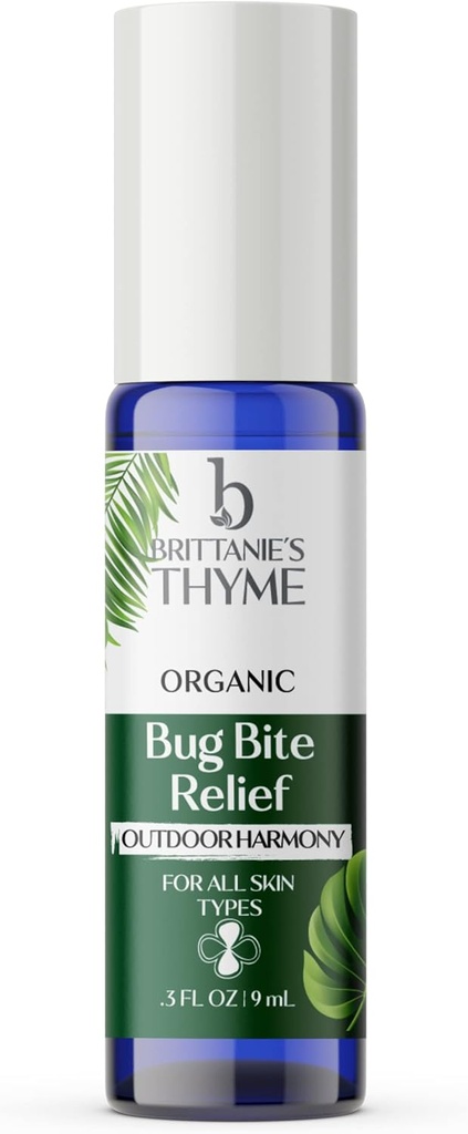 Timo di Brittanie Organic Bug Bite Relief - .3oz (Pack of 1) – Fast Relief from Stings, Bites, Scrapes and Minor Burns