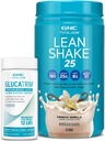 GNC Total Lean GlucaTrim - 120 Capsules (60 Servings) + GNC Total Lean | Lean Shake 25 Protein Powder | High-Protein Meal Replacement Shake | French Vanilla | 16 Servings