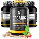 Organic Ashwagandha KSM-66 1000 mg Supplement | Adaptogen für Cortisol Support & Relief Stress | Mood, Calm & Sleep Aid for Men & Women | Ashwagandha Ritual Vitamine für Frauen | 180 Vegan Caps