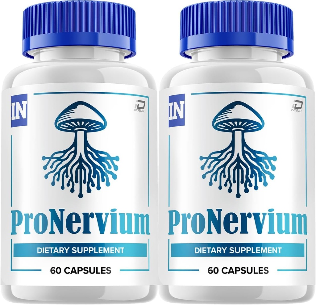 Pronervium Nerve Health Support Pills, Pronervium Recensioni, Pronervium Nootropic Advanced Formula, Pronervium All Natural Focus Supplement, Pronervium Brain Support Recensioni (2 Pack - 120 Capsules)