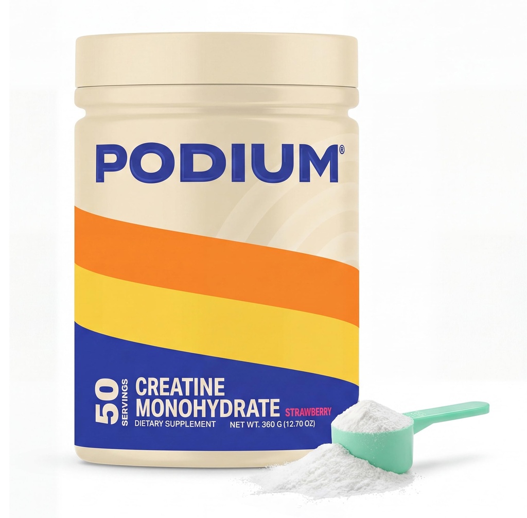 Podium Nutrition, Solos, 50 portions, fraise, rendement sportif boost