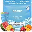 Nectar Energy Booster - Organic Caffeine, B12 & Electrolytes - Sugar Free & Zero Calorie – Caffetteria sana, Energy Drink & Soda Alternative – Hydration & Energy Supplement (Variety 30 Powder Packets)