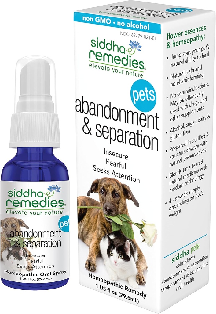 Remédies Siddha Abandon & Séparation pour les animaux de compagnie