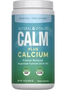 Natural Vitality Calm, Magnesium Citrate & Calcium Supplement, Drink Mix Powder Supports a Healthy Response to Stress, Gluten Free, Vegan, & Non-GMO, Original, 16 oz