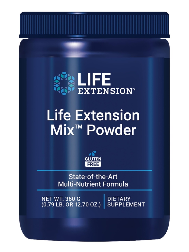 Life Extension MixTM Powder, high Potency, Advanced Vitamin, Mineral, Frucht & Gemüseformel, Vitamin B, C, D, E, Magnesium, für Ganzkörpergesundheit, Gesundes Altern, Glutenfrei, 12,70 oz