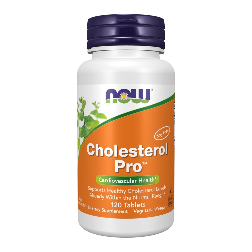JETZT Nahrungsergänzungsmittel, Cholesterol ProTM mit BergamonteTM und Pflanzen Sterolen, Herz-Kreislauf-Gesundheit*, 120 Tabletten