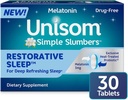 Unisom Semplici Slumbers Tavole a riposo 30-Paese, Melatonin 3mg
