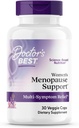 Doctor's Best Womens Menopause Support (Soy Isoflavone, Black Cohosh, Chaste Tree), Multi-Symptom Relief, Non-GMO, Glutenfrei, Vegan 30 Veggie Caps
