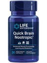 Lebensverlängerung Quick Brain Nootropic, Fast Thinking, Learning, Concentration, Lutein, Zeaxanthin, Gotu Kola, Bacopa, Glutenfrei, Nicht-GVO, Vegetarier, 1 Täglich, 30 Kapseln