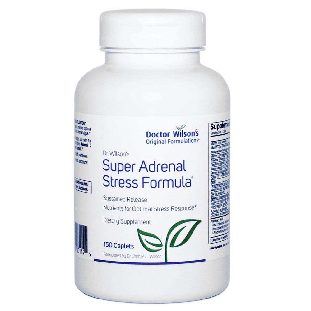 Dr. Wilson's Original Formulations Super Adrenal Stress Formula 150 caplets Adrenal, HPA Axis, Fatigue e Energy Support