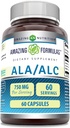 Erstaunliche Ernährung Ala/ALC 750 Mg 60 Count