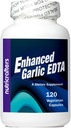 Verbesserte Knoblauch EDTA 120 Kapseln - 1000mg hohe Potenz Calcium-Dinatrium-EDTA-Formel - kein Magnesium-Strate oder Aluminium enthaltend Zeolith - 1 Flasche von 120 Kapseln