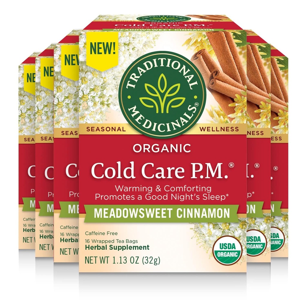 Traditionelle Medikamente Tee Kalte Pflege Pm, 16 Count (Pack von 6)