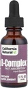 California Natural B Complex Sublingual Supplement, Himbeer, 1 Unze