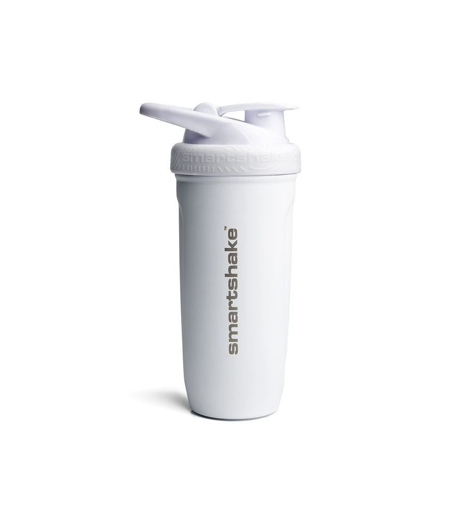 Smartshake Reforce en acier inoxydable Protein Shaker Bouteille - Bouteille de Gym Unisexe Non Isolée - Bouteille de Shaker en métal - 900 ml
