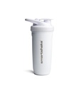Bottiglia di Shaker di Proteine dell'acciaio inossidabile di rinforzo di Smartshake - Bottiglia di Ginocchio non isolata | Bottiglie di Shaker di metallo - 900 ml | 30 oz - Lid a vite a prova di leak - DEHP & BPA Free (bianco)