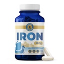 Eisenergänzung – 36mg Eisen (als Bisglycinat) | Hohe Absorption, Gentle On Stomachs | Vegan, Non-GMO | Unterstützt Energie, Immun-Gesundheit & Red Blood Cell Formation | 120 Kapseln