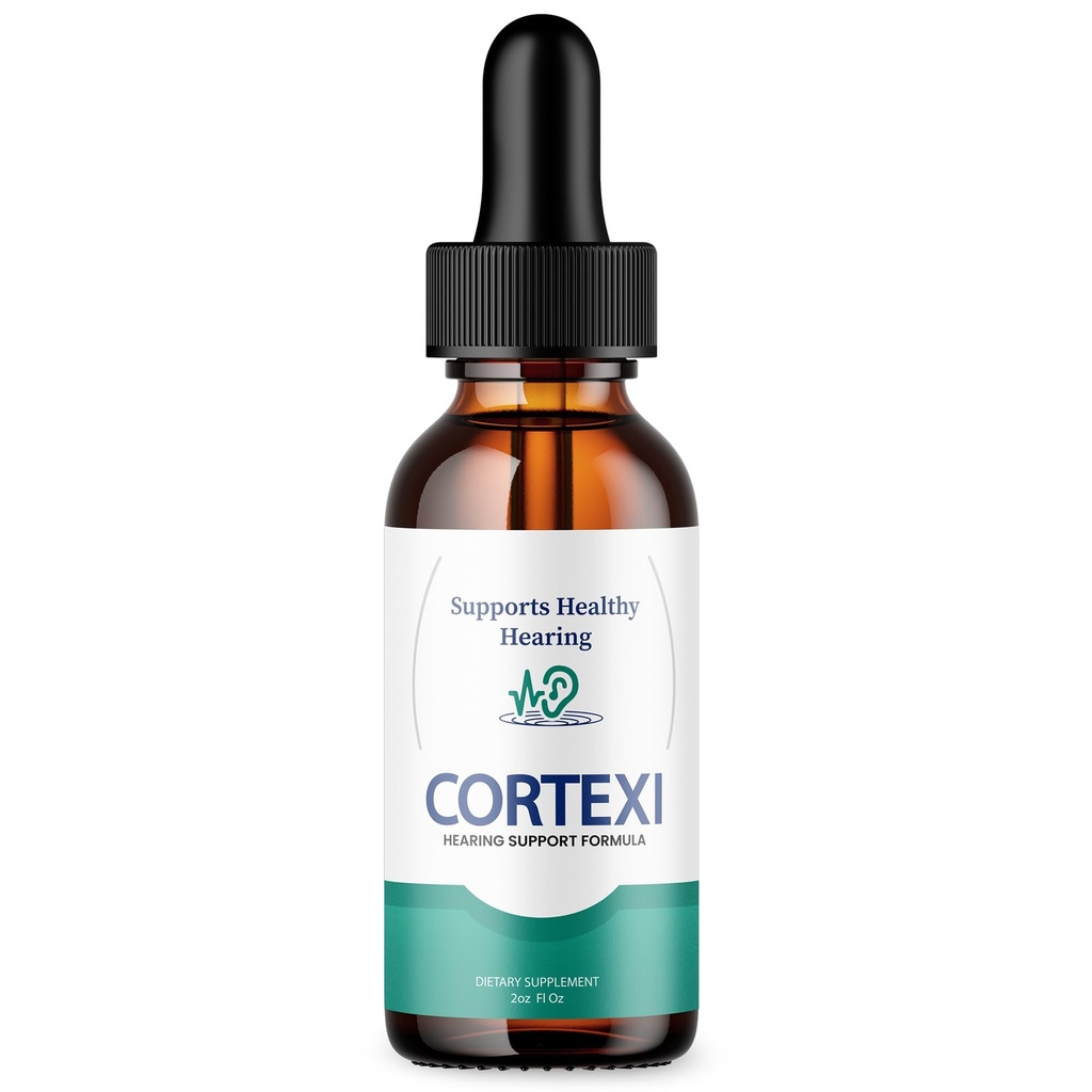 (officiel) Traitement de l'acouphène Cortexi Soutien auditif avec le chrome, les graines de raisin, Astragalus, racine de maca - Cortexi Soutien auditif gouttes Supplément traitement de l'acouphène Cortexi pour les oreilles annelées (2oz)